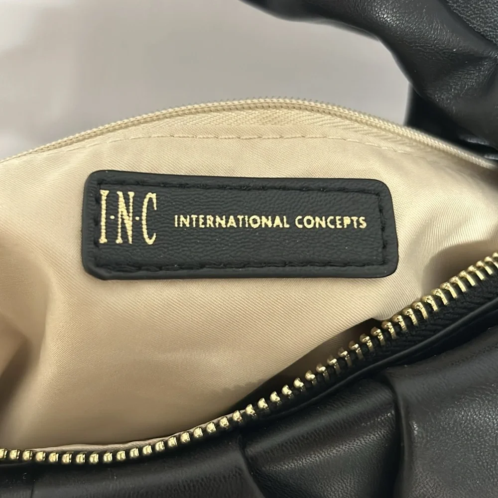 I-N-C International Concepts faux leather shoulder bag. - Picture 8 of 12